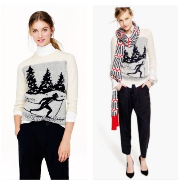 Jcrew Intarsia skier knit sweater - Picture 2 of 9